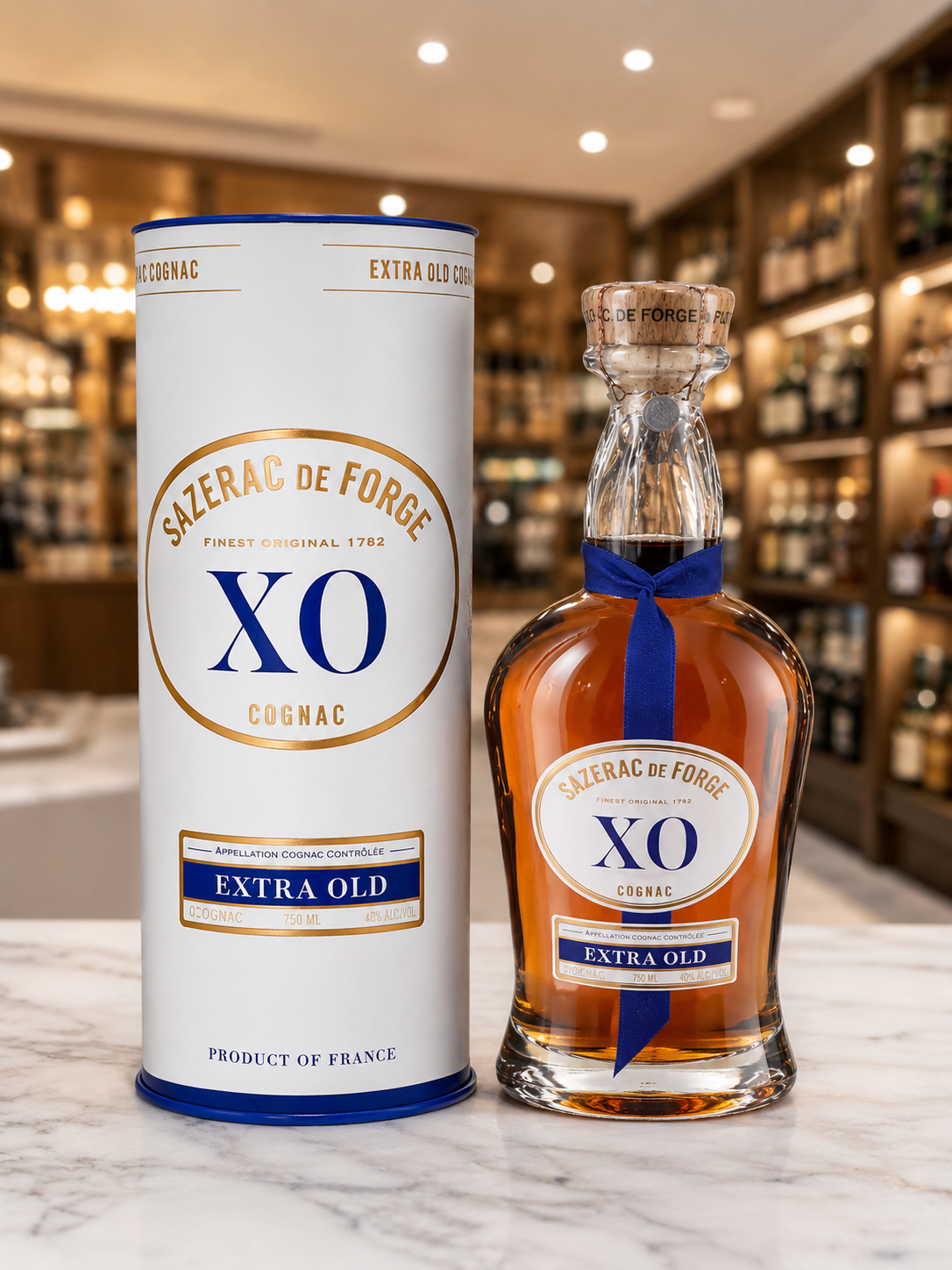 SAZERAC DE FORGE XO COGNAC EXTRA OLD 750ML MIAMI LIQUOR WINE STORE