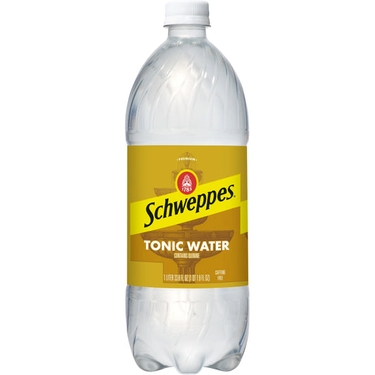 SCHWEPPES TONIC WATER 1L MIAMI LIQUOR WINE STORE
