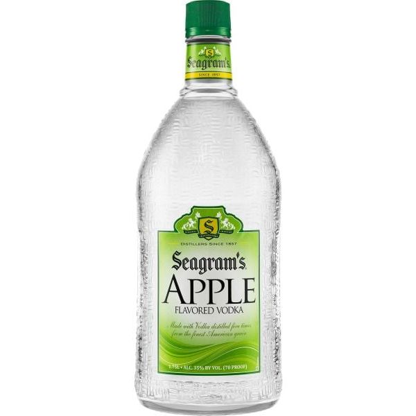 SEAGRAM'S APPLE VODKA 1.75L MIAMI LIQUOR WINE STORE
