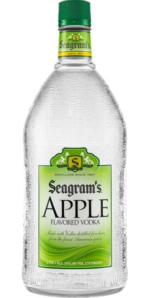 SEAGRAM'S APPLE VODKA 1.75L MIAMI LIQUOR WINE STORE