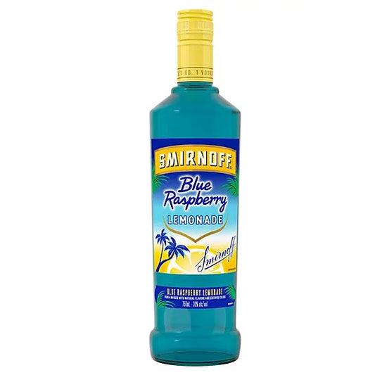 SMIRNOFF BLUE RASPBERRY AND LIMONADE 750ML MIAMI LIQUOR WINE STORE