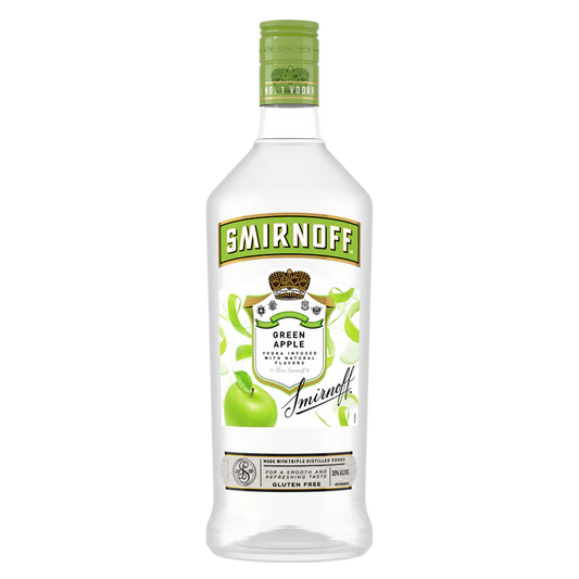 SMIRNOFF GREEN APPLE 1.75L MIAMI LIQUOR WINE STORE
