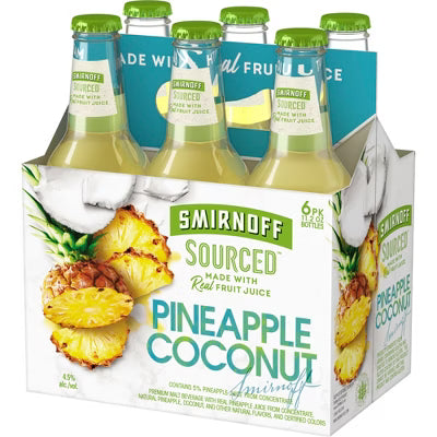 SMIRNOFF ICE 6PK PINEAPPLE COCONUT MIAMI LIQUOR WINE STORE