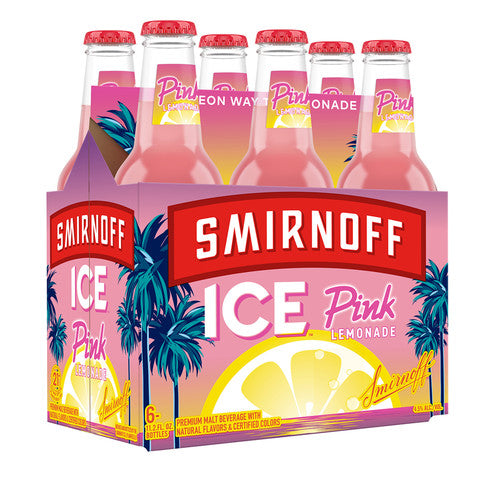 SMIRNOFF ICE 6PK PINK LEMONADE MIAMI LIQUOR WINE STORE