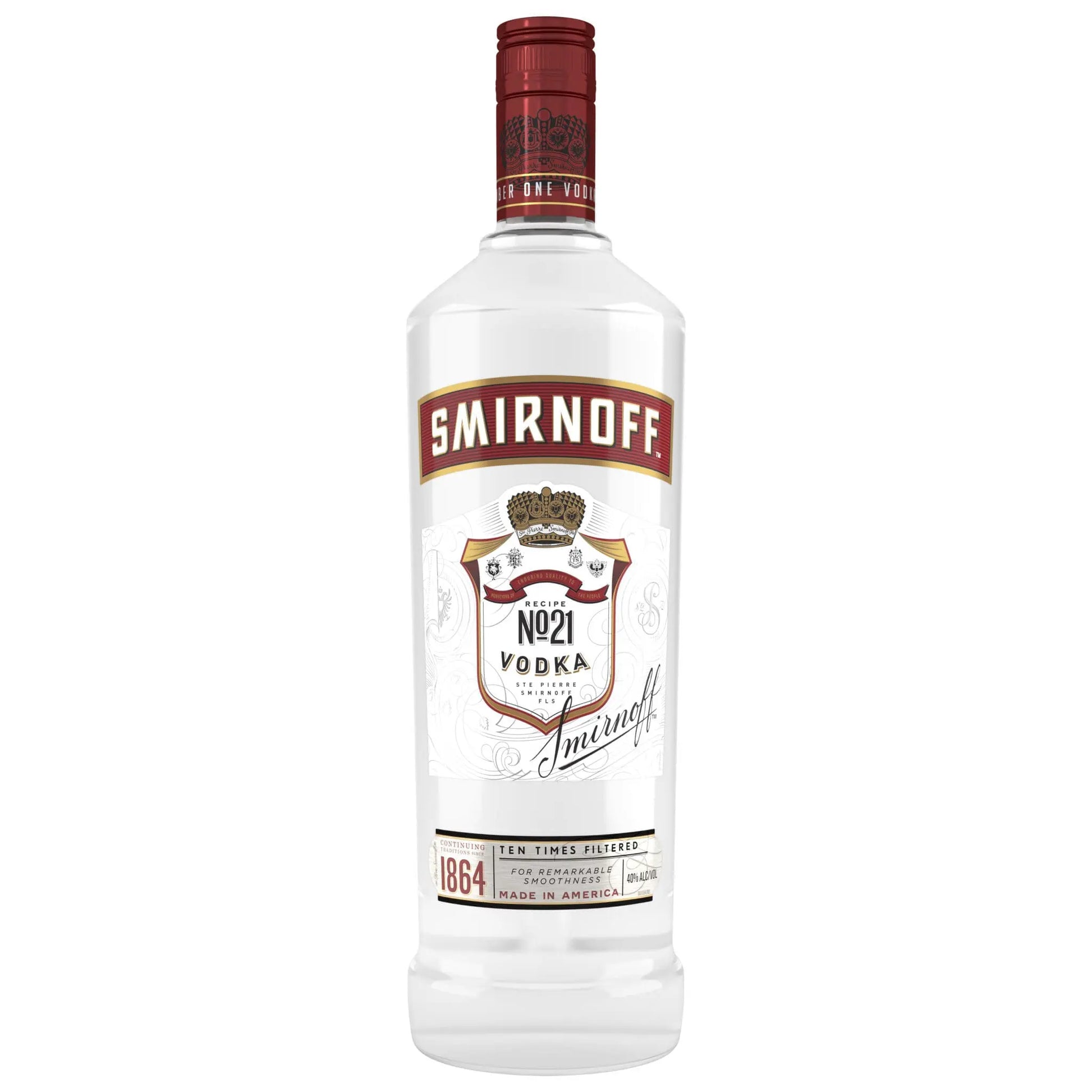 SMIRNOFF RED 80 750ML MIAMI LIQUOR WINE STORE