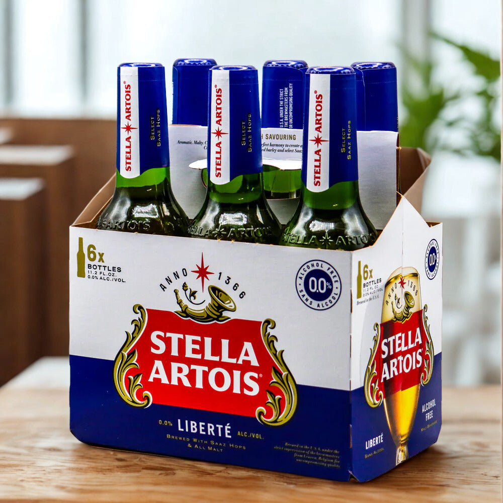 STELLA ARTOIS 0.0 LIBERTE 6PK BOTTLE MIAMI LIQUOR WINE STORE