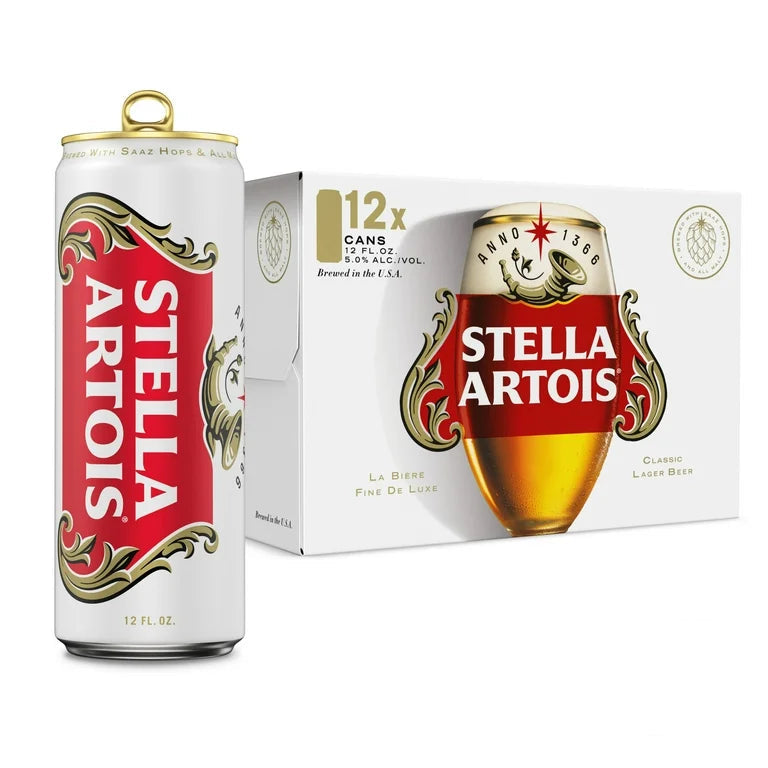 STELLA ARTOIS 12PK CANS MIAMI LIQUOR WINE STORE