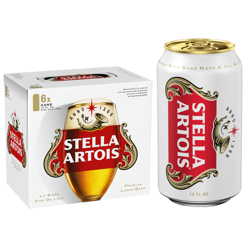 STELLA ARTOIS 6PK CANS MIAMI LIQUOR WINE STORE