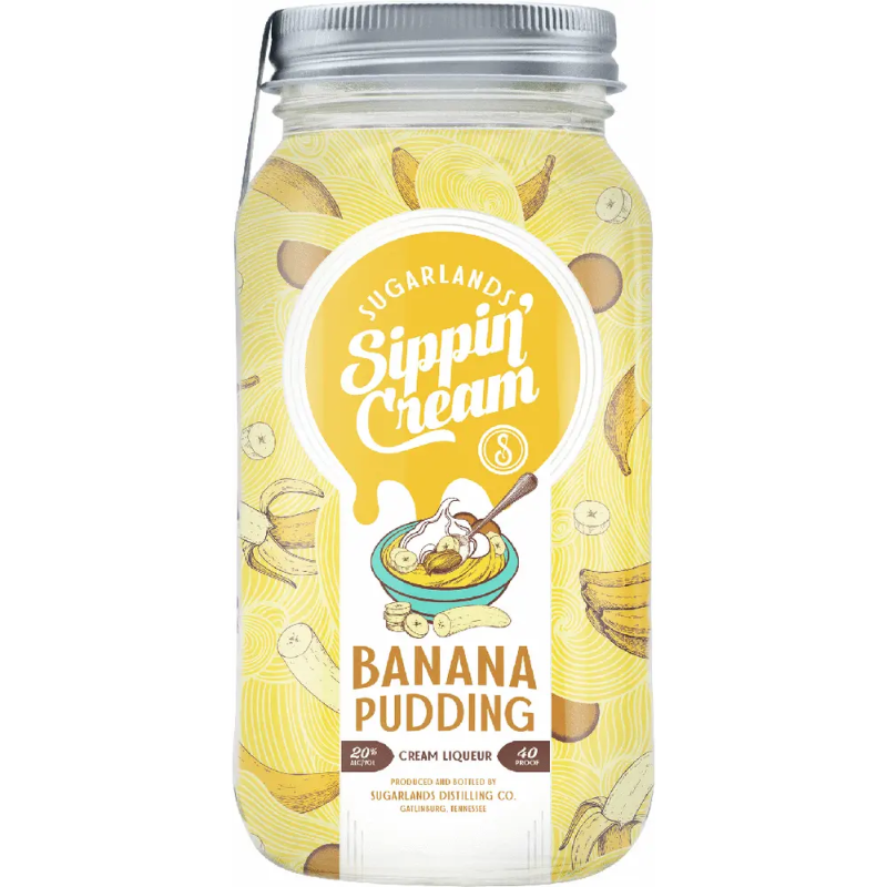 SUGARLANDS SIPPING CREAM BANANA PUDDING 750ML MIAMI LIQUOR WINE STORE