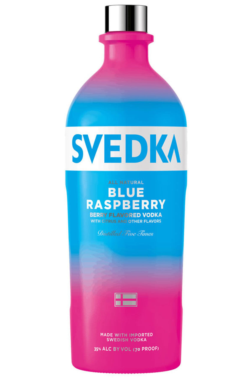 SVEDKA BLUE RASPBERRY 1.75L MIAMI LIQUOR WINE STORE