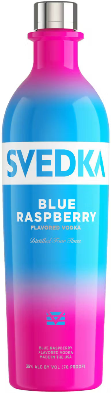 SVEDKA BLUE RASPBERRY 750ML MIAMI LIQUOR WINE STORE