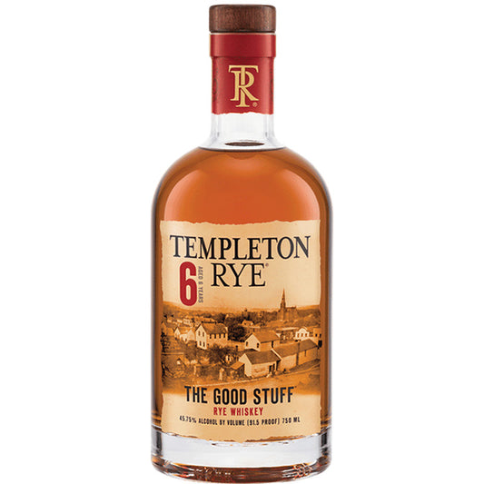 TEMPLETON RYE WHISKY 6 YRS  750ML MIAMI LIQUOR WINE STORE