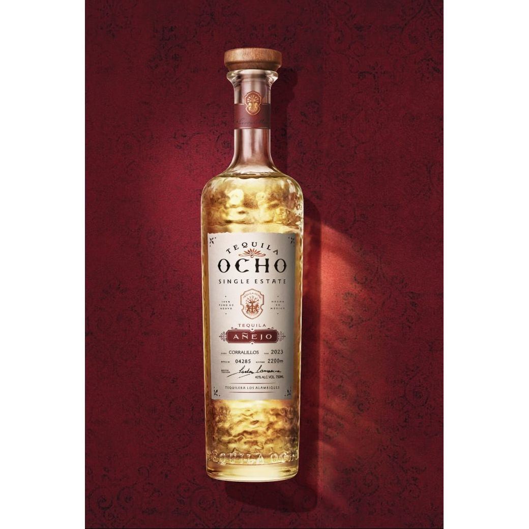 TEQUILA OCHO BARREL SELECT ANEJO 750ML MIAMI LIQUOR WINE STOR