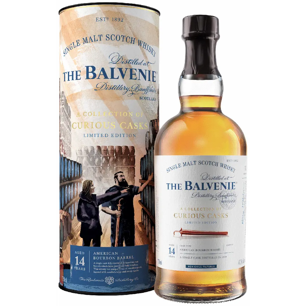 THE BALVENIE 14 YEAR OLD AMERICAN BOURBON BARREL 750ML MIAMI LIQUOR WINE STORE