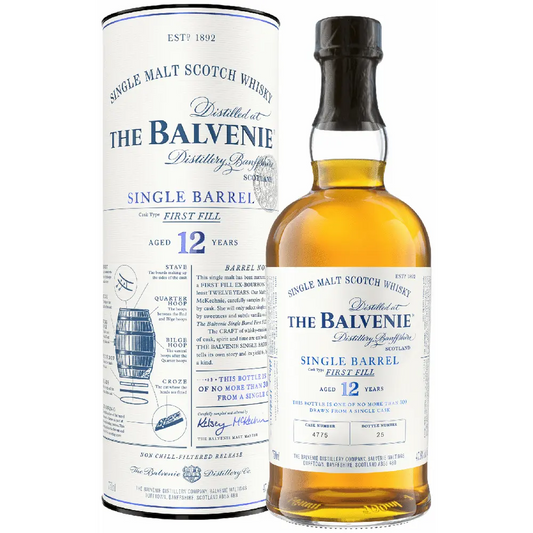 THE BALVENIE SINGLE BARREL 12 YEAR OLD 750ML MIAMI LIQUOR WINE STORE