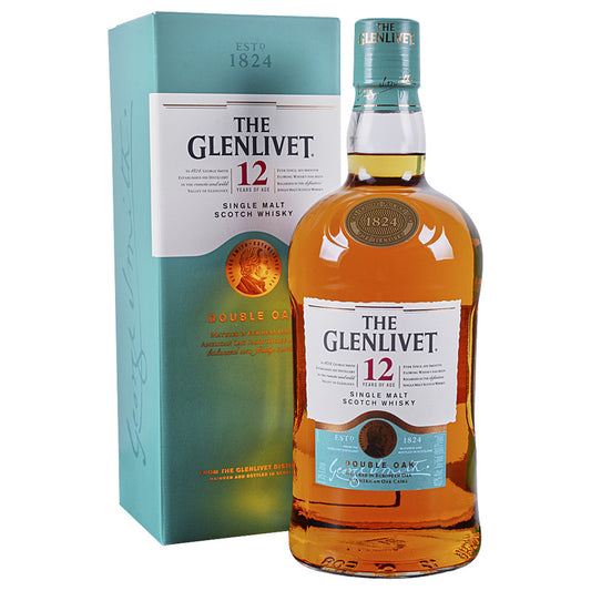 THE GLENLIVET 12 YRS DOUBLE OAK SINGLE MALT 1.75L MIAMI LIQUOR WINE STORE