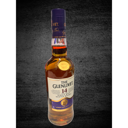 THE GLENLIVET 14 YO SINGLE MALT 375ML MIAMI LIQUOR WINE STORE