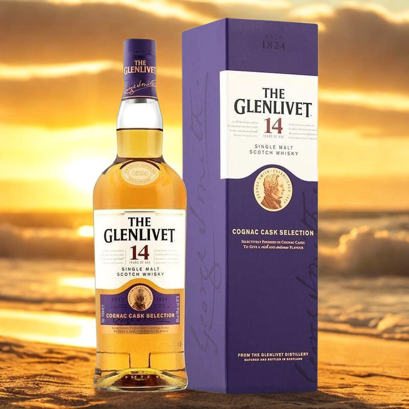 THE GLENLIVET 14 YRS COGNAC CASK SELECTION 750ML MIAMI LIQUOR WINE STORE