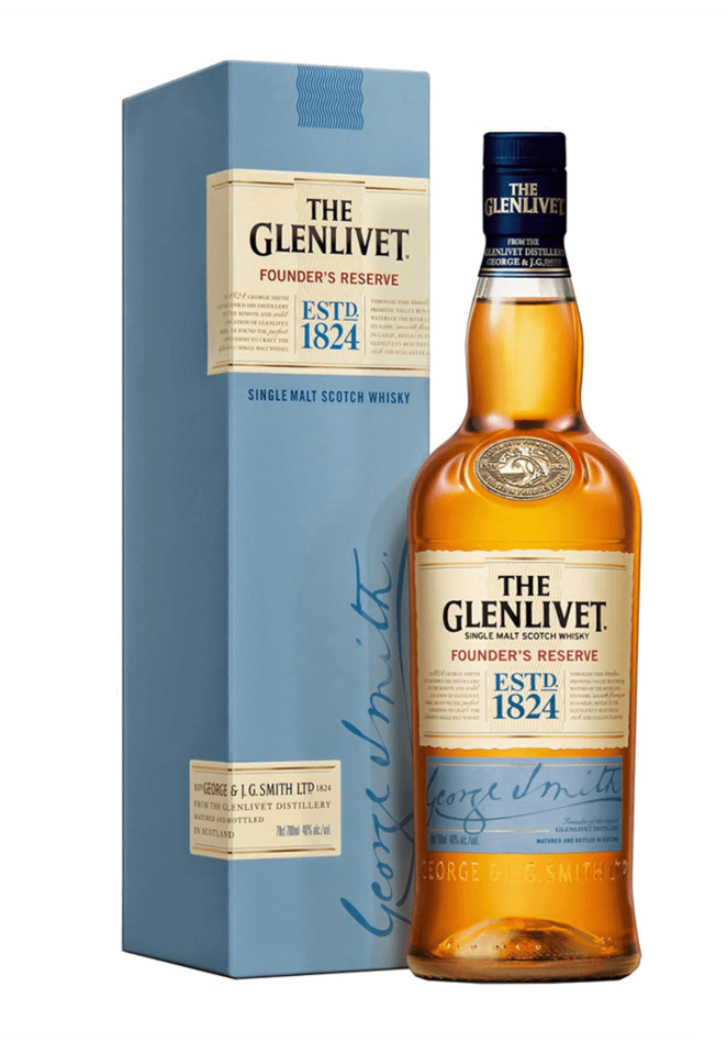 THE GLENLIVET FOUNDER'S RESERVE 750ML MIAMI LIQUOR WINE STORE