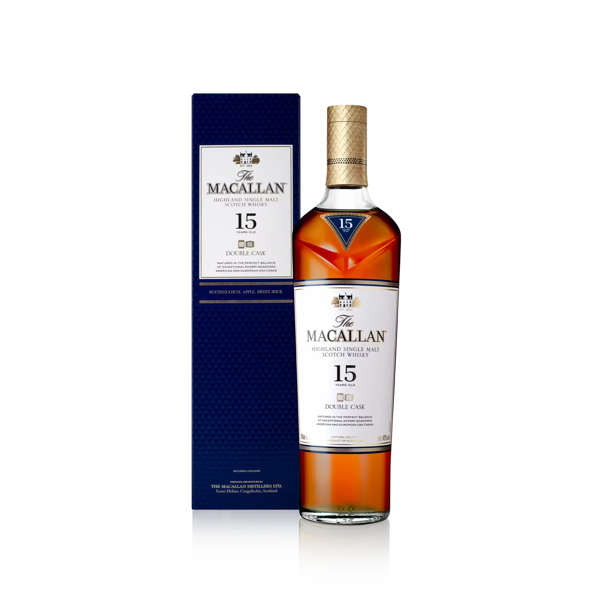 THE MACALLAN 15 YEARS  DOUBLE CASK  MIAMI LIQUOR WINE STORE