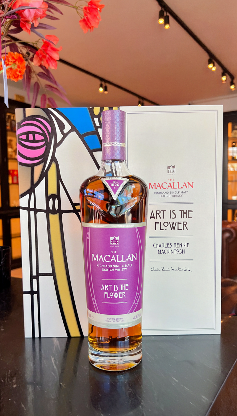 THE MACALLAN ART IS THE FLOWER MIAMI LIQUOR WINE STORE