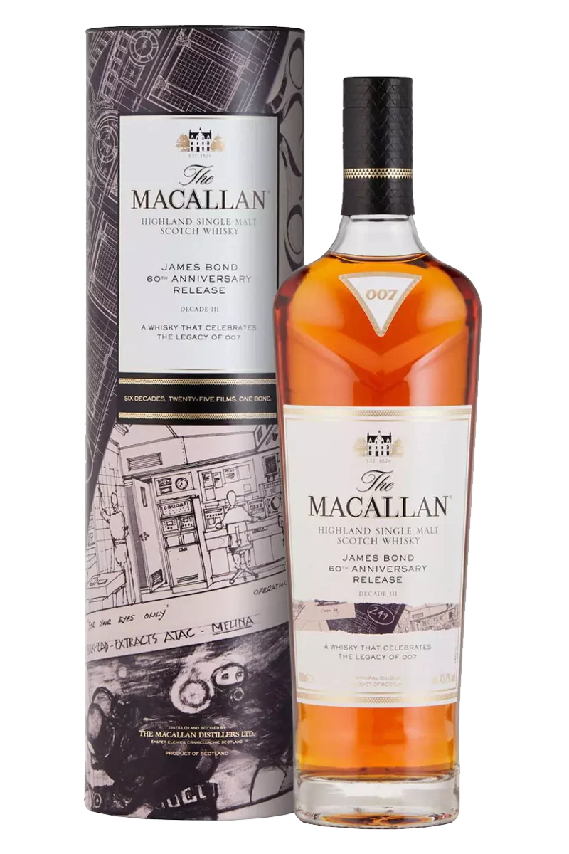 THE MACALLAN JAMES BOND DECADE III 60TH ANNIVERSARY MIAMI LIQUOR WINE STORE