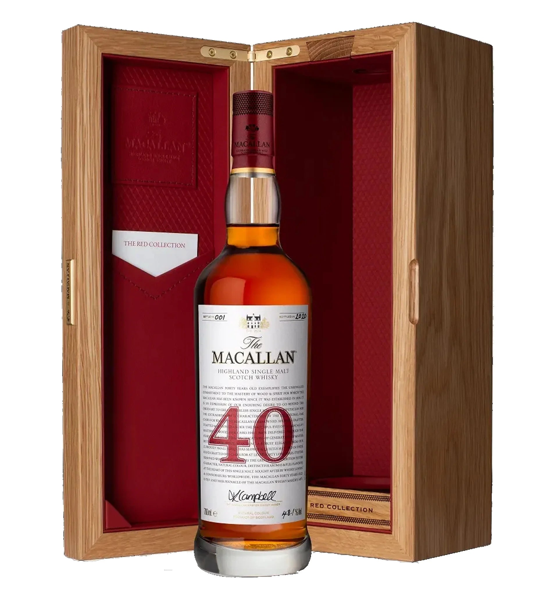 THE MACALLAN RED COLLECTION 40 YO – spirits-4-less