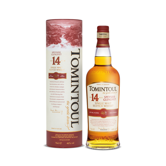 TOMINTOUL SINGLE MALT 14 YEARS 750ML MIAMI LIQUOR WINE STORE