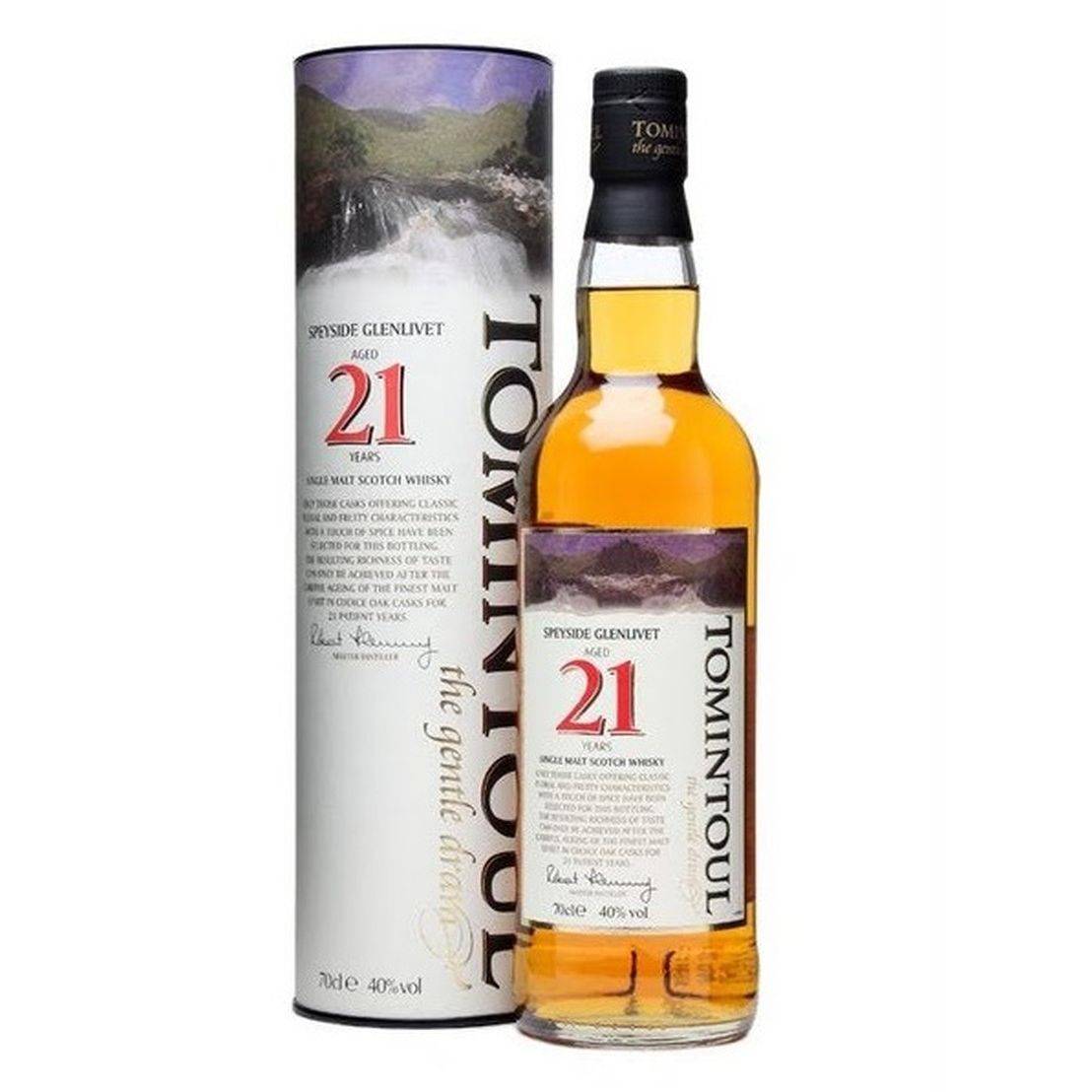 TOMINTOUL SINGLE MALT 21 YEARS 750ML MIAMI LIQUOR WINE STORE