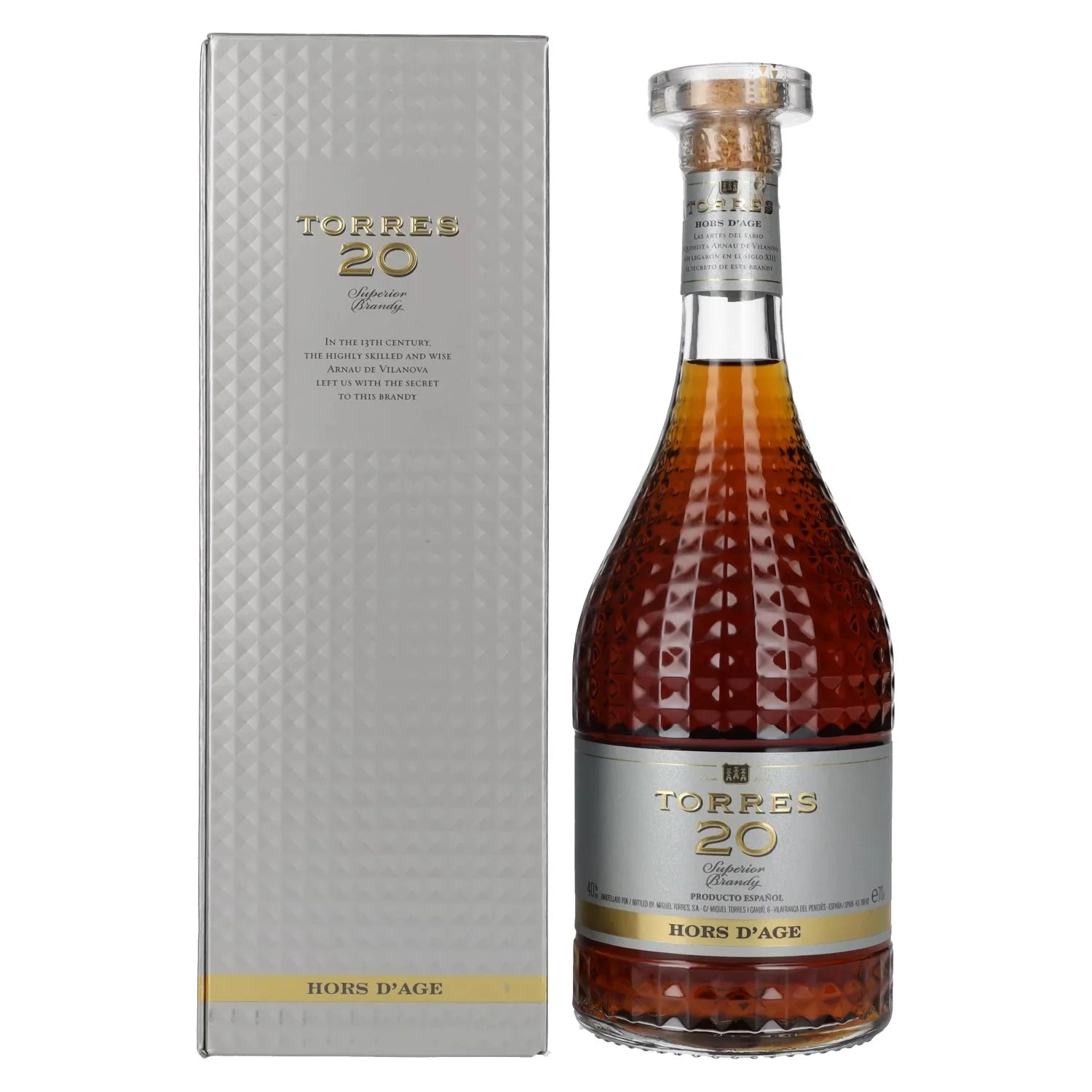 TORRES 20 YEARS  SUPERIOR BRANDY MIAMI LIQUOR WINE STORE