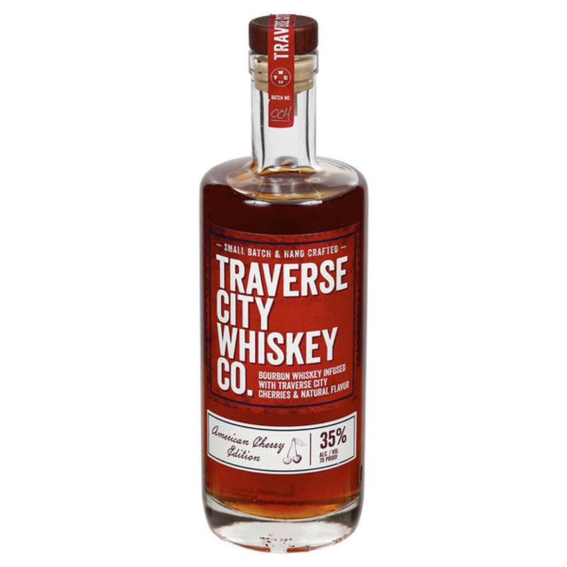 TRAVERSE CITY WHISKEY Co. AMERICAN CHERRY EDITION WHISKEY 750ML MIAMI LIQUOR WINE STORE