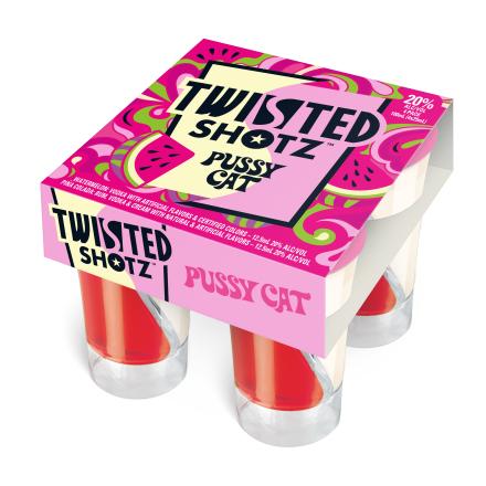 TWISTED SHOTZ 4PK PUSSY CAT MIAMI LIQUOR WINE STORE