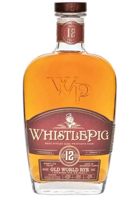 WHISTLEPIG 12YRS OLD STRAIGHT RYE 750ML MIAMI LIQUOR WINE STORE