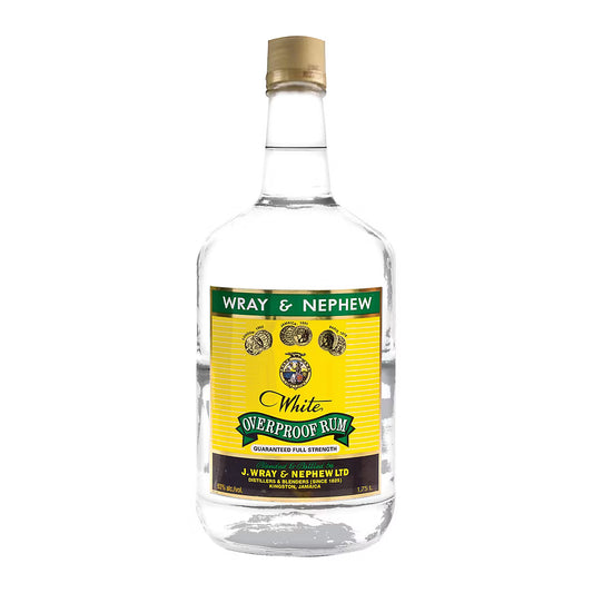 WRAY & NEPHEW WHITE OVERPROOF RUM 1.75L MIAMI LIQUOR WINE STORE