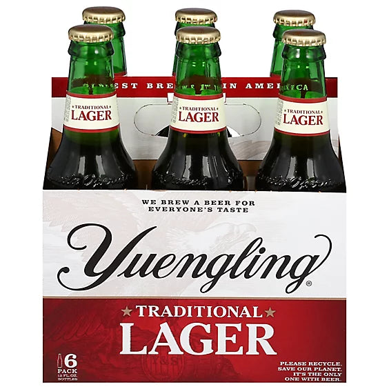 YUENGLING LAGER 6PK BOTTLE MIAMI LIQUOR WINE STORE