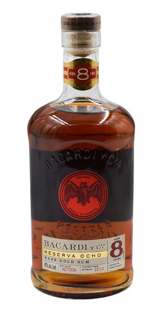 BACARDI 8YRS RARE GOLD 750ML