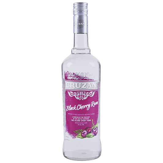 CRUZAN BLACK CHERRY RUM 750ML