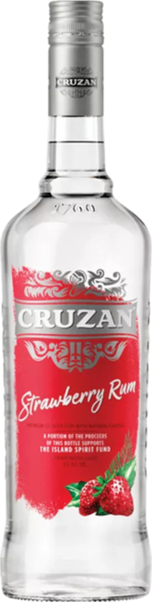 CRUZAN STRAWBERRY RUM 750ML