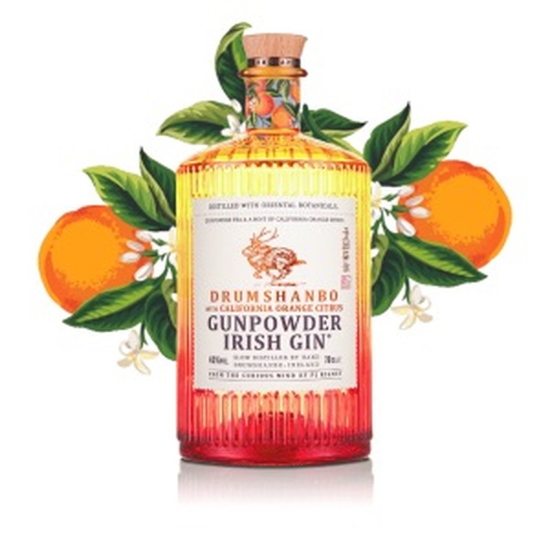 DRUMSHAMBO GUNPOWDER ORANGE CITRON GIN 750ML