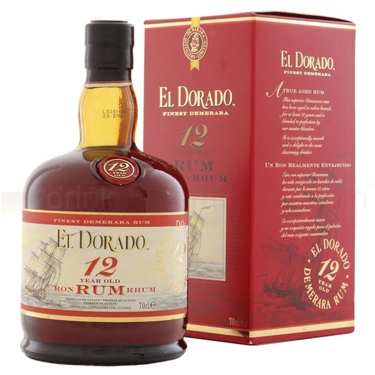 EL DORADO 12 YEARS RUM 750ML