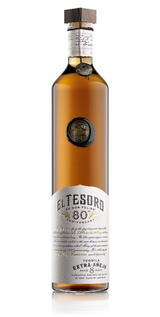 EL TESORO 80th ANNIVERSARY EXTRA ANEJO 8 YEARS 750ML
