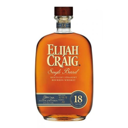 ELIJAH CRAIG SINGLE BARREL 18 YEARS OLD 750ML