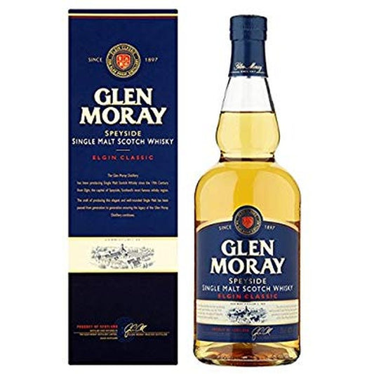 GLEN MORAY SPEYSIDE ELGIN CLASSIC  SINGLE MALT 750ML