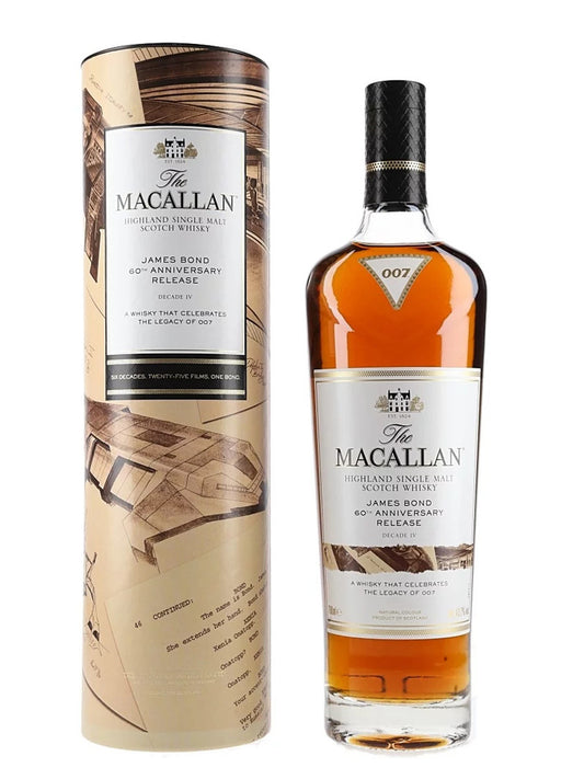 THE MACALLAN JAMES BOND DECADE IV 60TH ANNIVERSARY 750ML