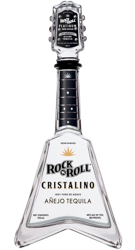 ROCK N ROLL CRISTALINO ANEJO TEQUILA 750ML