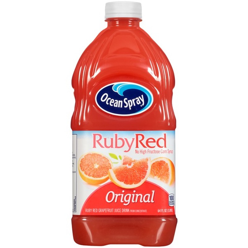 OCEAN SPRAY RUBY RED GRAPEFRUIT  JUICE 96oz
