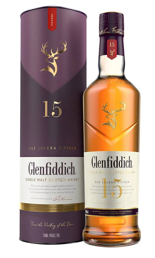 GLENFIDDICH 15 YEARS OLD 750ML