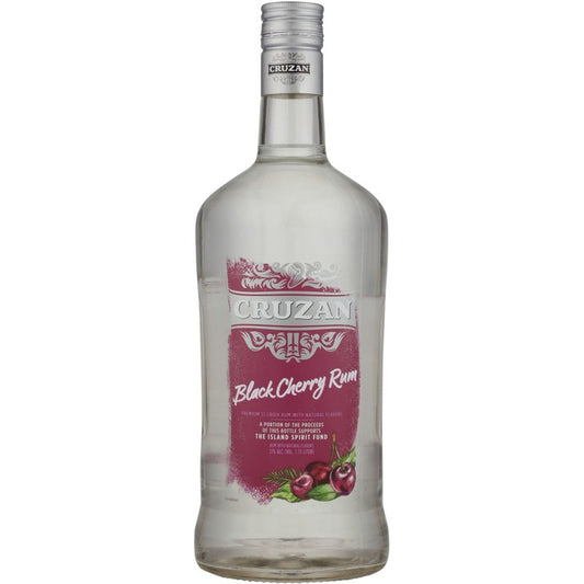 CRUZAN BLACK CHERRY RUM 1.75L