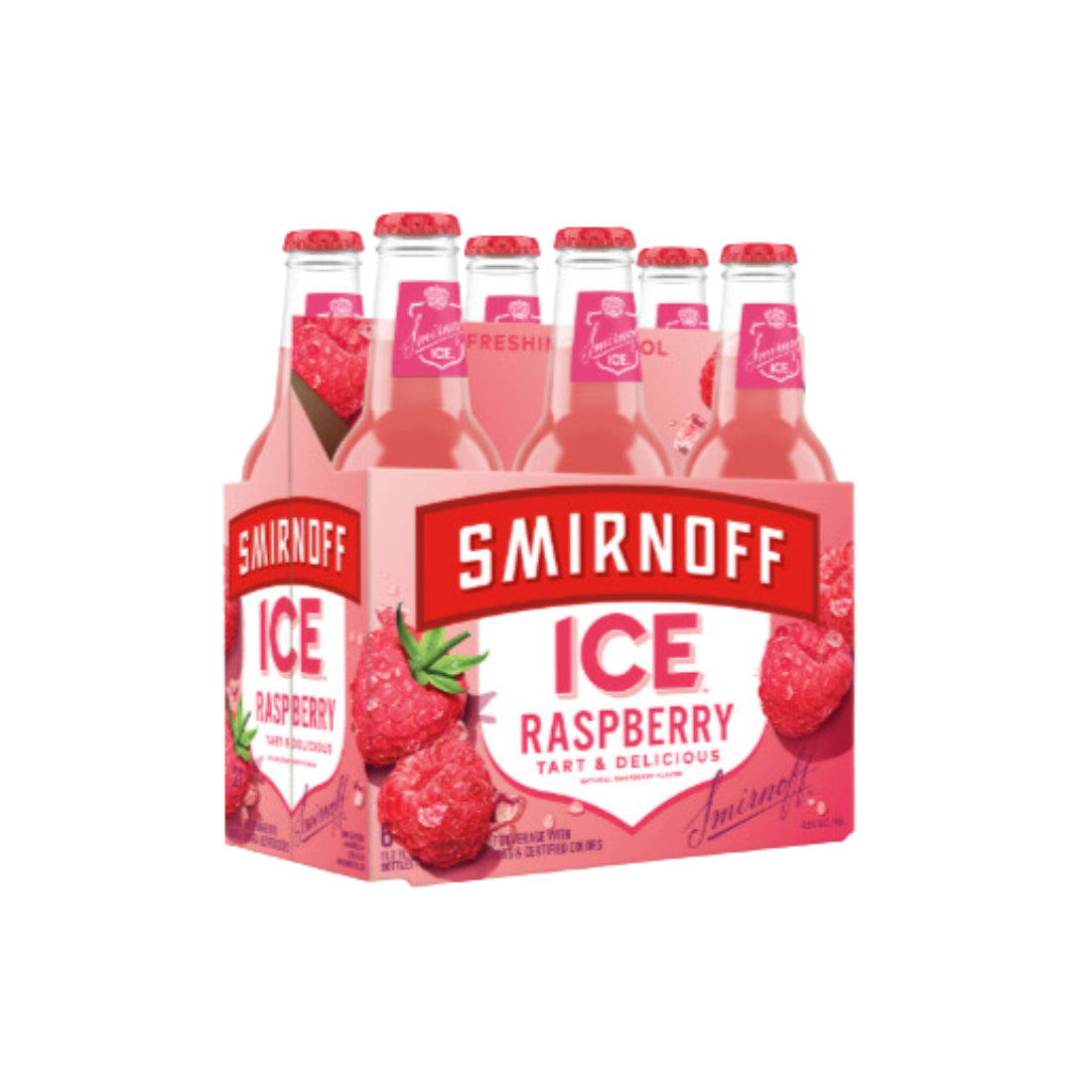 SMIRNOFF ICE 6PK RASPBERRY