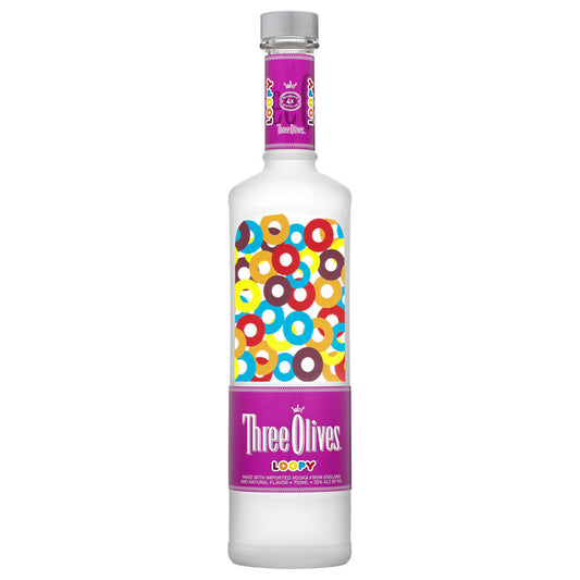 THREE OLIVES LOOPY VODKA 750ML
